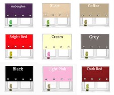 Square Eyelet Roller Blind