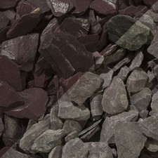 Plum slate chippings 40mm 20kg - chippings,