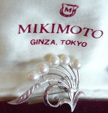 Mikimoto Solid Silver Akoya