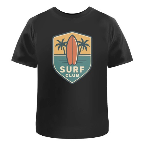 Surf club emblem - 'surf, emblem'