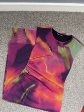 Zara Tulle Midi Dress - Multi