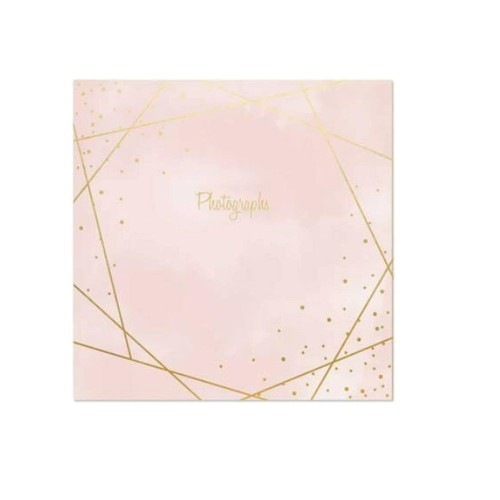 Rose gold family photo album - rose,