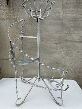 Vintage wrought iron metal - wrought,
