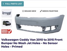 For volkswagen caddy - -, front