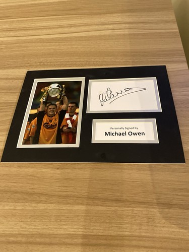 Michael owen signed - michael,