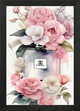 Chanel Perfume with Flowers