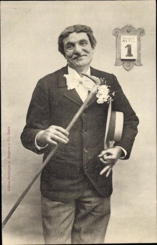 Postcard jeune homme - homme, à