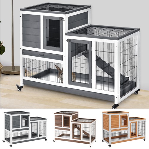 Wooden rabbit hutch bunny - hutch,
