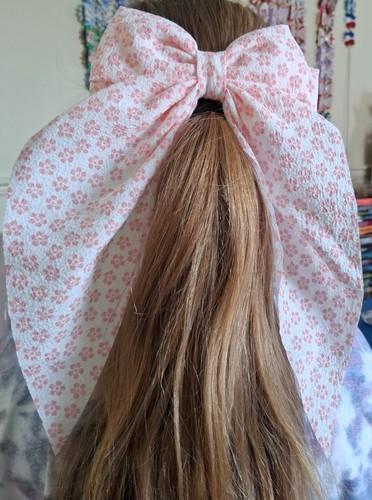 Ditsy floral pony tail hair - ditsy,