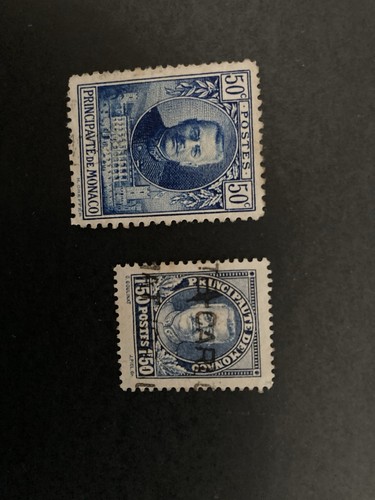 Monaco stamps two used - monaco,