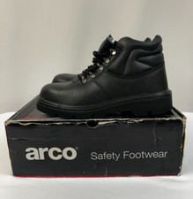 Black Safety Boots Black 6 UK