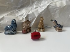 Wade Whimsies Set Of 4 Mixed and Watneys Red Barrel Keyring