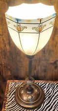 Superb Arts And Crafts Rene Mackintosh Inspired Brass Table Lamp Glasgow Rose