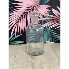 Large clear glass medicine
