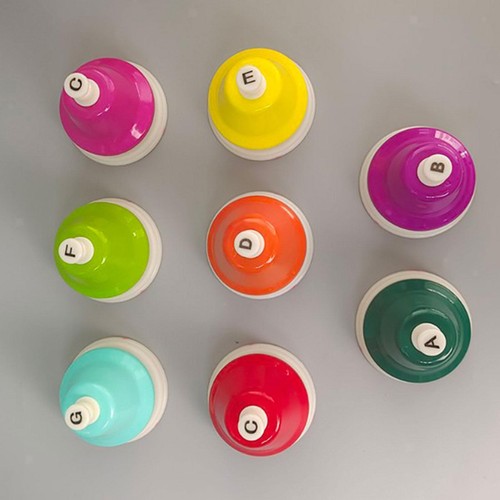 Kids play desk bells colorful - kids,