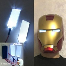 Bendable LED Light Eyes Kits for Iron Man Black Panther Helmet Cosplay Props DIY