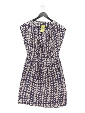 Jigsaw A-Line Midi Dress S in Purple