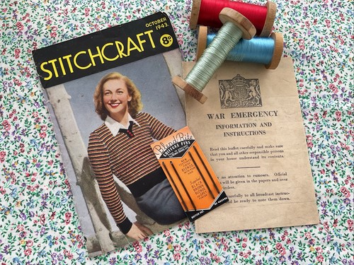 1940s stitchcraft october 1943 - 1940s,