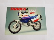 APRILIA TUAREG WIND 125 Motorcycle Sales Spec Leaflet c1988 ITALIAN TEXT
