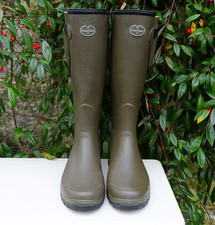 Le Chameau Vierzon Vibram Sole Boots Size 9 / EU 43 Jersey Lined Wellies