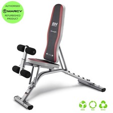 Weight Lifting Bench Utility Adjustable Seat Foam Roller Heavy Duty BH FITNESS