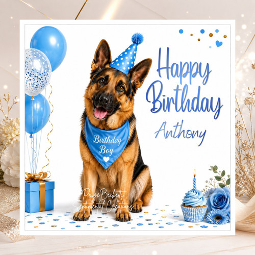 Personalised german shepherd - german,