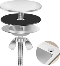 Kitchen Sink Blanking Plug Chrome Brass Tap Hole 50mm Metal Stopper Basin Cover