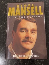 RARE SIGNED NIGEL MANSELL