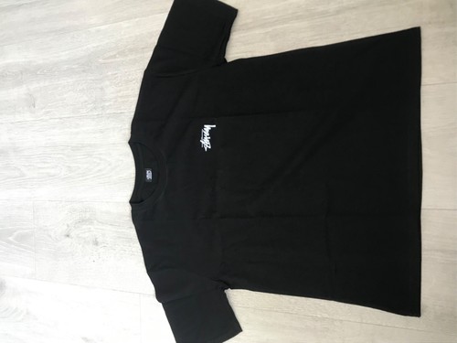 Black stussy tee - black, shirt