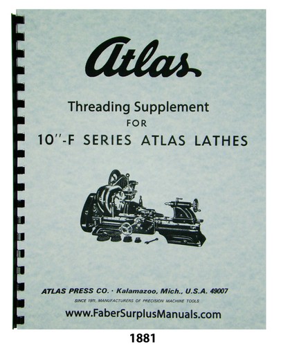 Atlas craftsman lathes how - atlas/craftsman, 10"