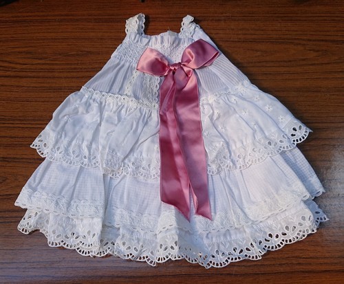 Older dress pink bow - dress, for