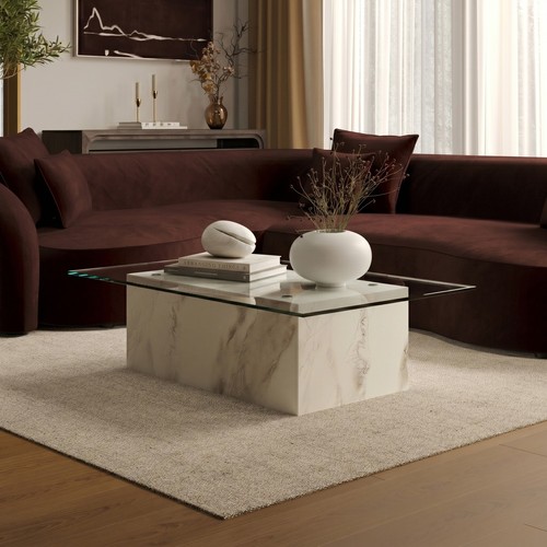 Large rectangular glass and - large,