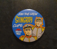 STINGRAY - Pizza Hut Pin Badge - Vintage - 1989 - EX