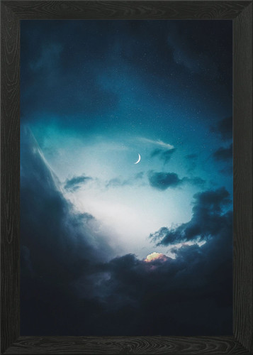 Beautiful skies framed wall - beautiful,