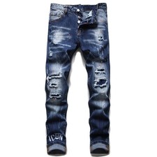 Men's Washed Denim Trousers