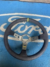 OMP RALLY STEERING WHEEL . GOOD USED CONDITION 