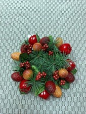 Vintage Plastic Ring Wreath