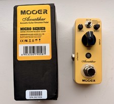 Mooer Micro Series Acoustikar Acoustic Guitar Simulator Effects Pedal