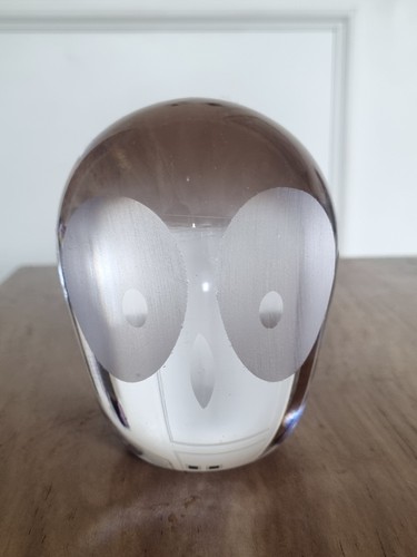 Whitefriars owl paperweight - whitefriars,