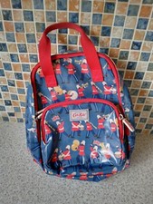 CATH KIDSTON KIDS RUCKSACK BACKPACK RED BLUE 30CM HIGH X 25CM WIDE MARCHING BAND