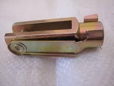 M10 Long Extended Trailer Brake & Coupling Rod Clevis & Pin 10mm Thread