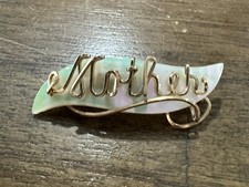 Vintage Mother of Pearl Leaf