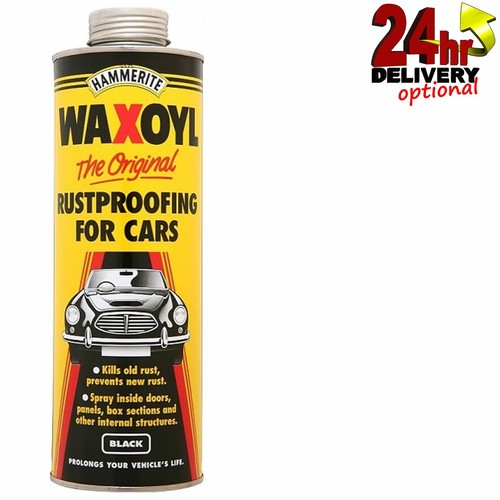 Hammerite 1litre black waxoyl - hammerite,