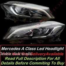 MERCEDES A CLASS 2013-2018 W176 FULL LED HEADLIGHTS Pair  Left OR Right Side.
