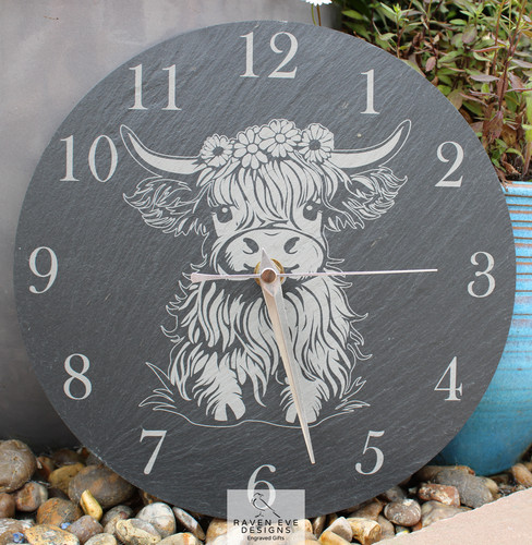 Welsh slate engraved wall - slate,