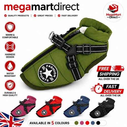 Dog coat waterproof with - coat,