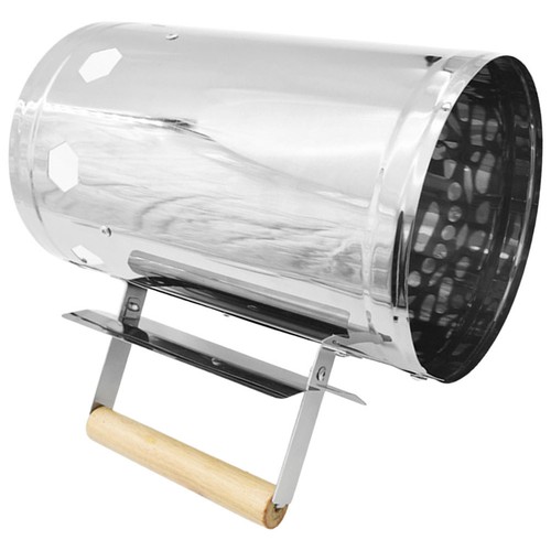 Reusable metal charcoal bucket - reusable,