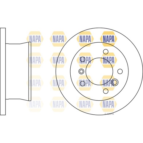 Brake discs solid - brake, for