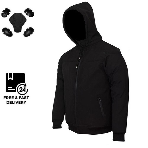 Hoodie black soft - black, shell