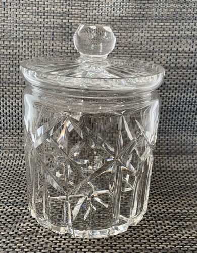 Vintage crystal cut glass - cut,